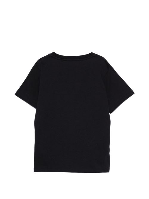 T-shirt unisex Balmain Kids nera con logo piccolo BALMAIN Kids | BY8R31Z3672930BC